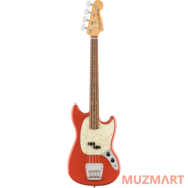 Fender Vintera '60s Mustang Bass, Fiesta Red Бас-гитара