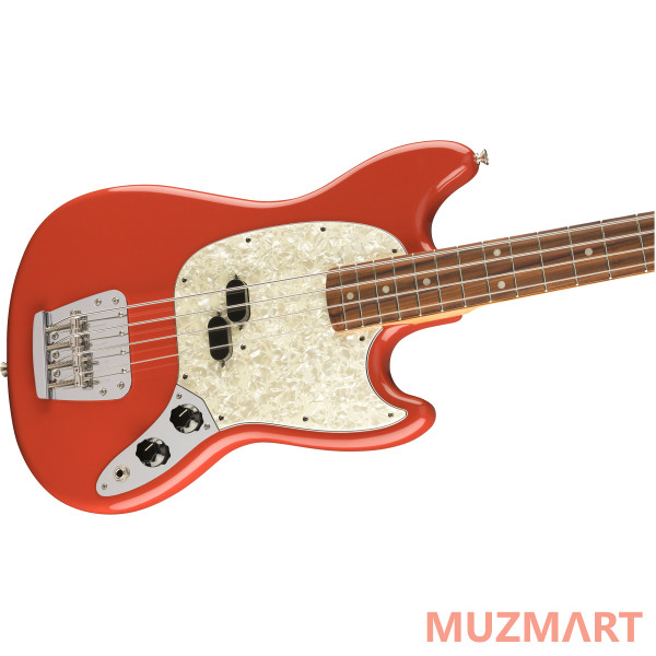 Fender Vintera '60s Mustang Bass, Fiesta Red Бас-гитара
