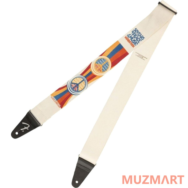 Fender 2` WOODSTOCK STRAP, PEACE Ремень для электрогитары
