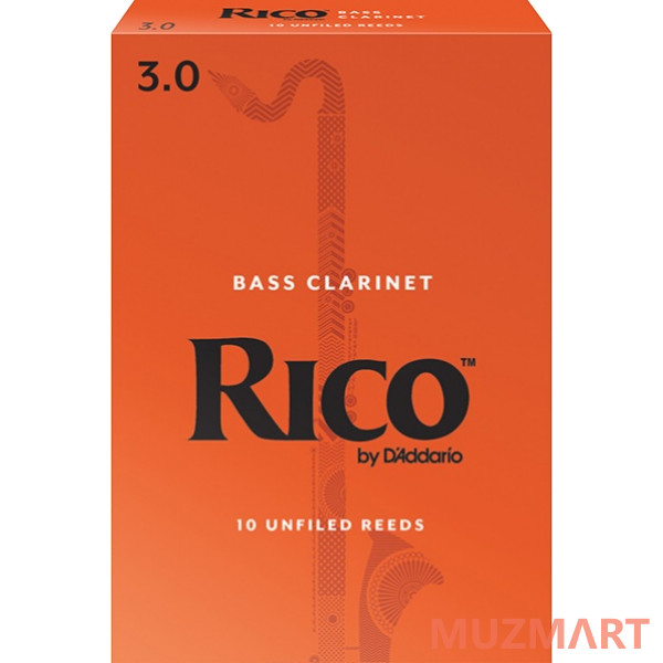 Rico REA1030 Трости для кларнета бас №3