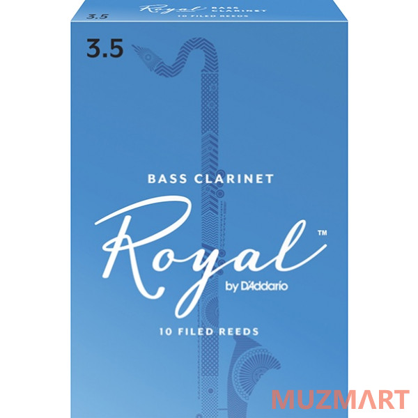 Rico REB1035 ROYAL Трости для кларнета бас, размер 3.5