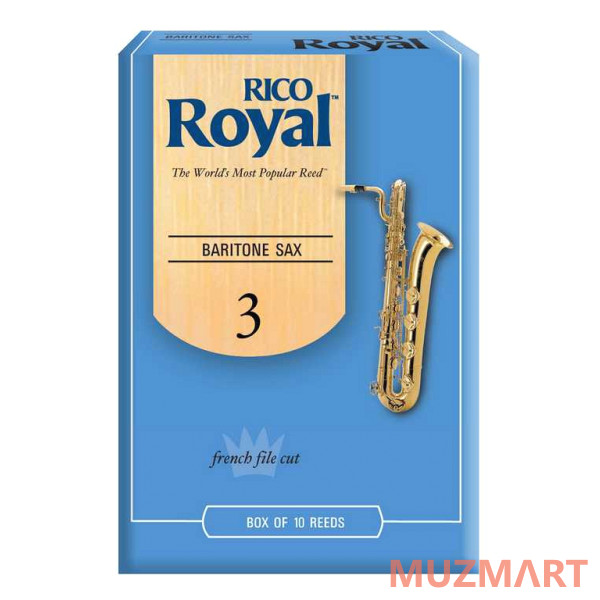 Rico RLB1030 Royal Трости для саксофона баритон №3