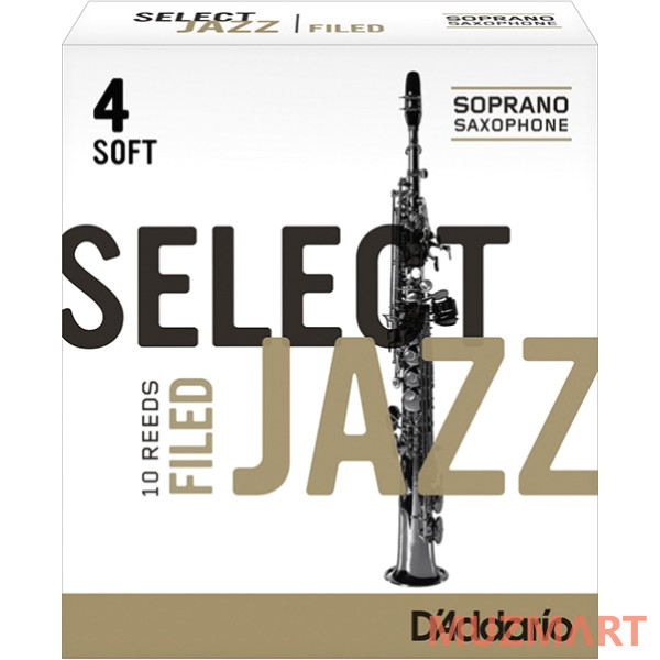 Rico RSF10SSX4S Select Jazz Трости для саксофона сопрано
