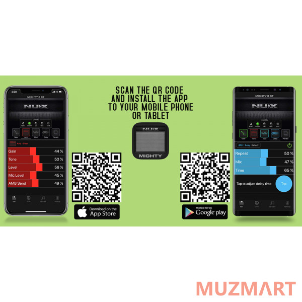 NUX Mighty-8BT Портативный цифровой комбоусилитель