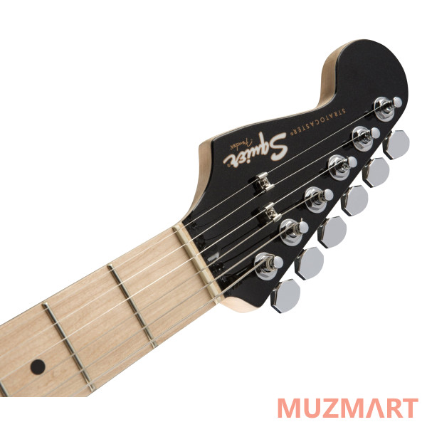 Squier Contemporary Stratocaster HH Left-Handed, Maple Fingerboard, Black Metallic Электрогитара левосторонняя