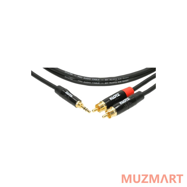 Klotz KY7-090 Коммутационный кабель мини Jack 3,5 стерео/ 2
