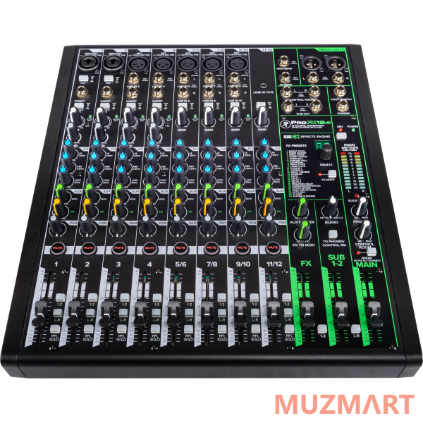 Mackie ProFX12v3 12-канальный микшер с процессором эффектов