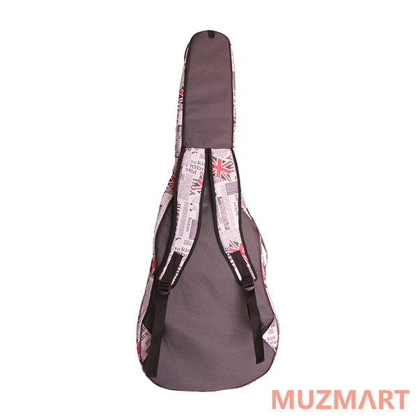 Mezzo MZ-ChG-12-3oxford/grey Чехол для гитары дредноут