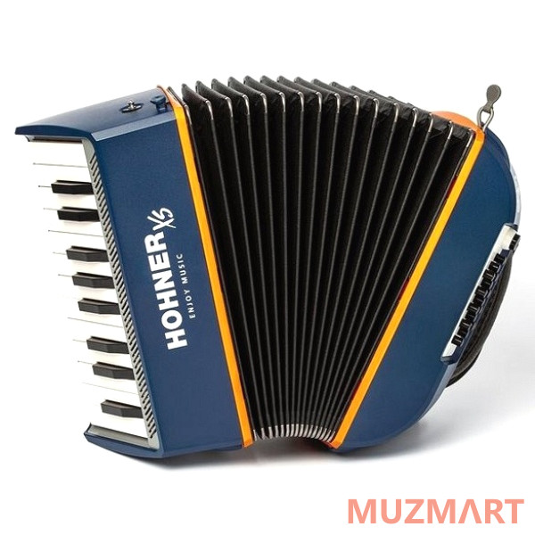 Hohner XS (A2901) Детский аккордеон, цвет синий/оранжевый