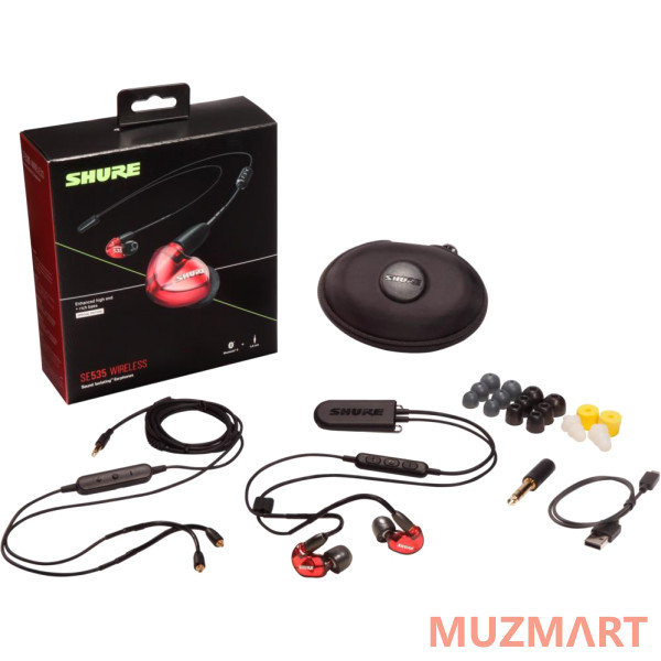 Shure SE535LTD+BT2-EFS беспроводные внутриканальные Bluetooth наушники