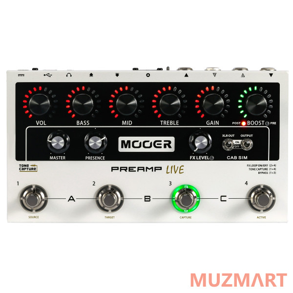 Mooer PreAMP Live Цифровой напольный преамп
