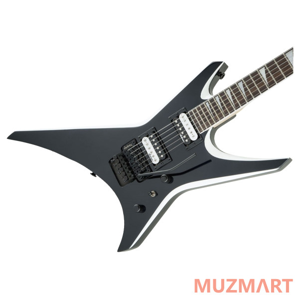 Jackson JS32 WR, AH FB - BLACK W/WHITE BEVELS Электрогитара