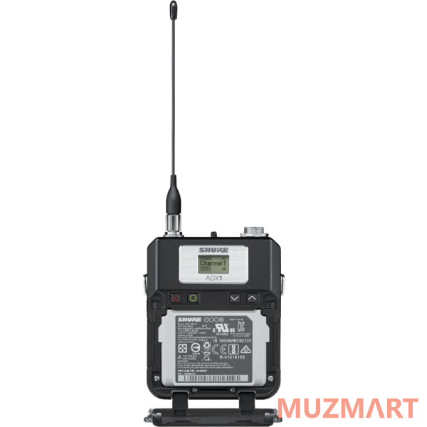 Shure ADX1 G56 470-636 MHz Поясной передатчик