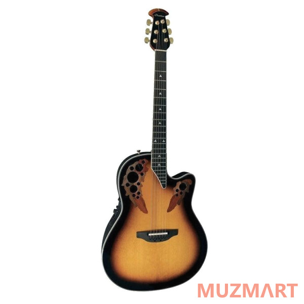 Ovation 2078AX-1 Elite Deep Contour Cutaway Sunburst Электроакустическая гитара
