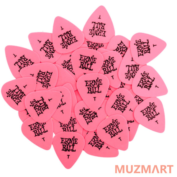 Ernie Ball 9105 U Упаковка медиаторов Тонкие 0,46мм Розовые
