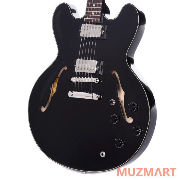 Gibson 2019 ES-335 STUDIO EBONY Гитара полуакустическая