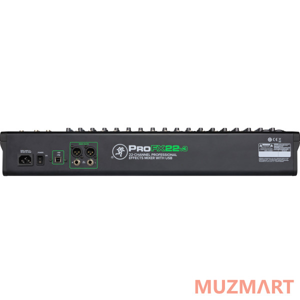 Mackie ProFX22v3 22-канальный микшер с процессором эффектов