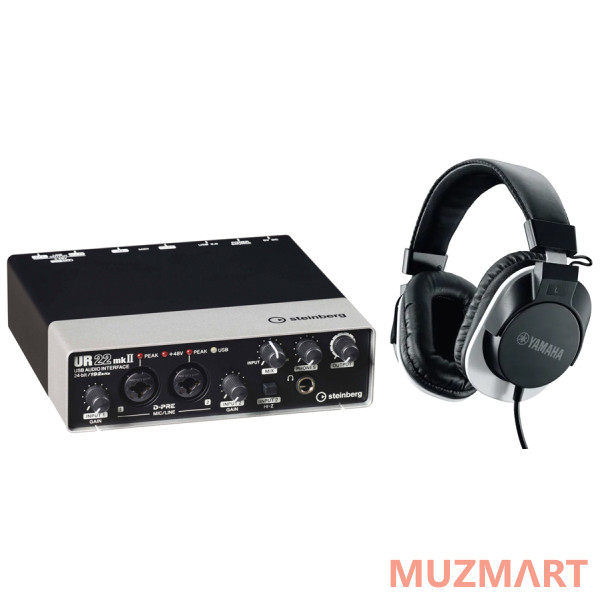 Steinberg UR22mkII+HPH-MT120 комплект для звукозаписи