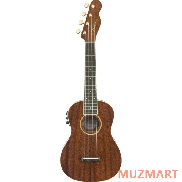 Fender G VanderWaal Sig Uke WN w/bag Укулеле электроакустическое
