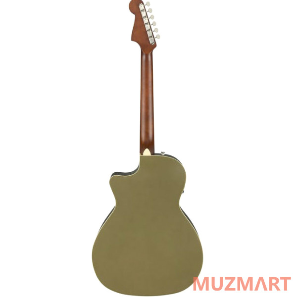 Fender Newporter Player Olive Satin Электроакустическая гитара