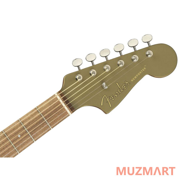 Fender Newporter Player Olive Satin Электроакустическая гитара