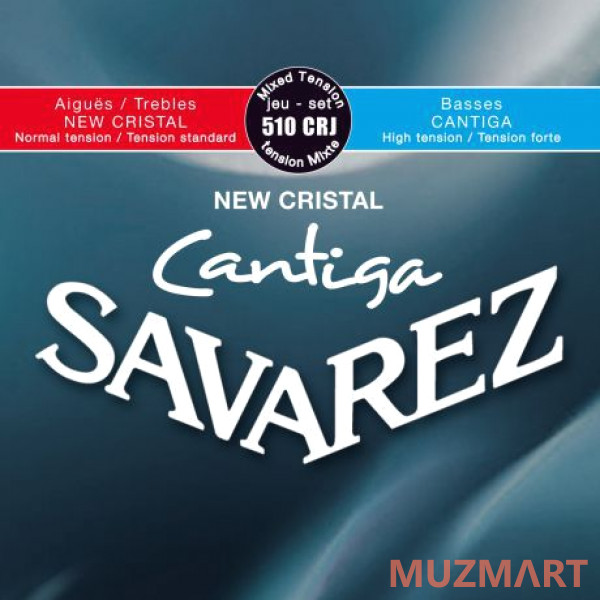 Savarez 510CRJ New Cristal Cantiga Струны для классической гитары