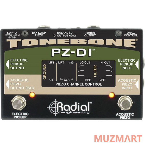 Radial PZ-DI Активный директ-бокс для акустических инструментов