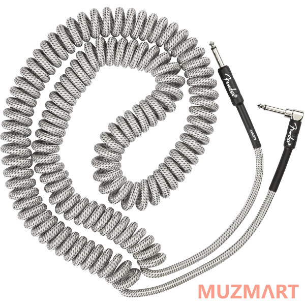 Fender Professional Coil Cable 30' Gray Tweed инструментальный кабель