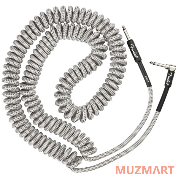 Fender Professional Coil Cable 30' White Tweed инструментальный