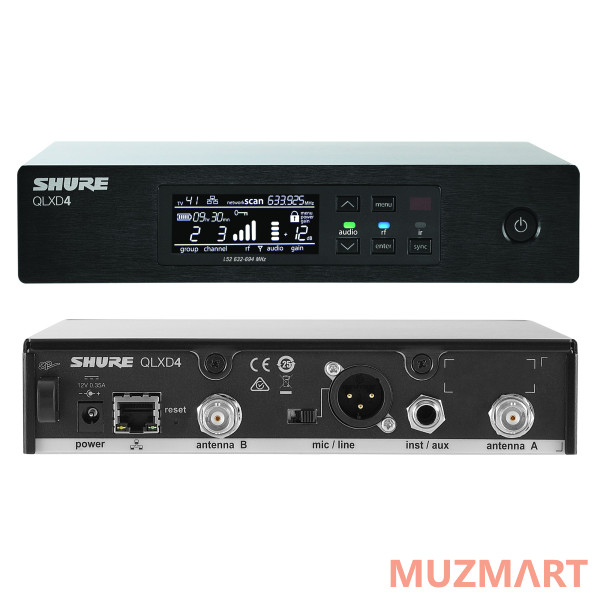 Shure QLXD24E/SM86 G51 Вокальная радиосистема с ручным передатчиком