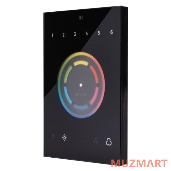 Nicolaudie Architectural STICK-CW4 black Настенный сенсорный DMX Wi-Fi-контролер