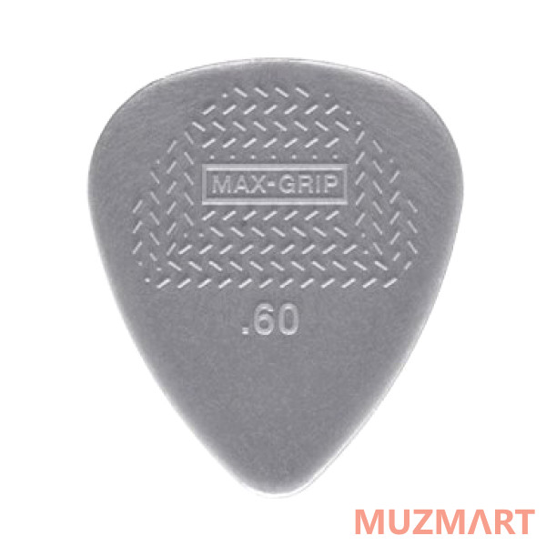 Dunlop 449P.60 Max-Grip Nylon Standard Медиаторы 12шт, толщина 0,60мм