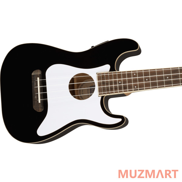 Fender Fullerton Strat Uke Black Укулеле со звукоснимателем