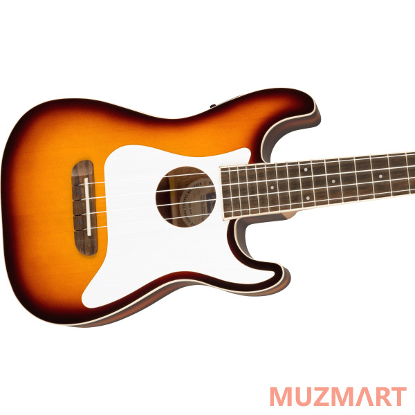 Fender Fullerton Strat Uke Sunburst Укулеле со звукоснимателем