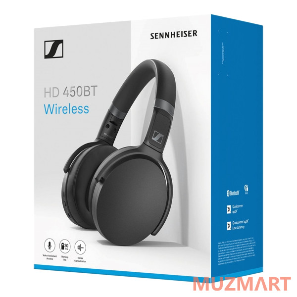 Sennheiser HD 450BT BLACK Беспроводные Bluetooth наушники
