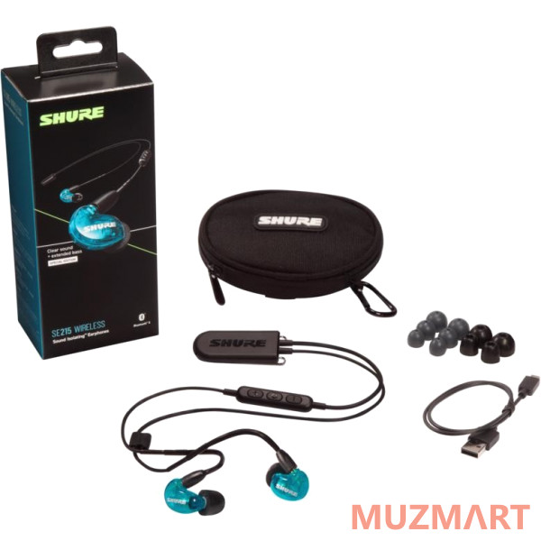 Shure SE215SPE-B+BT2-EFS Беспроводные внутриканальные Bluetooth наушники