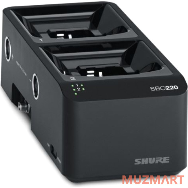 Shure SBC220-E Зарядник для акуумулятора на 2 шт. SB900A