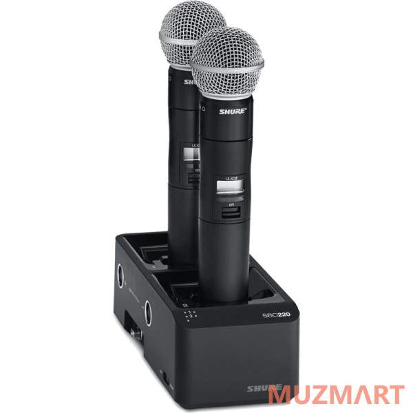 Shure SBC220-E Зарядник для акуумулятора на 2 шт. SB900A