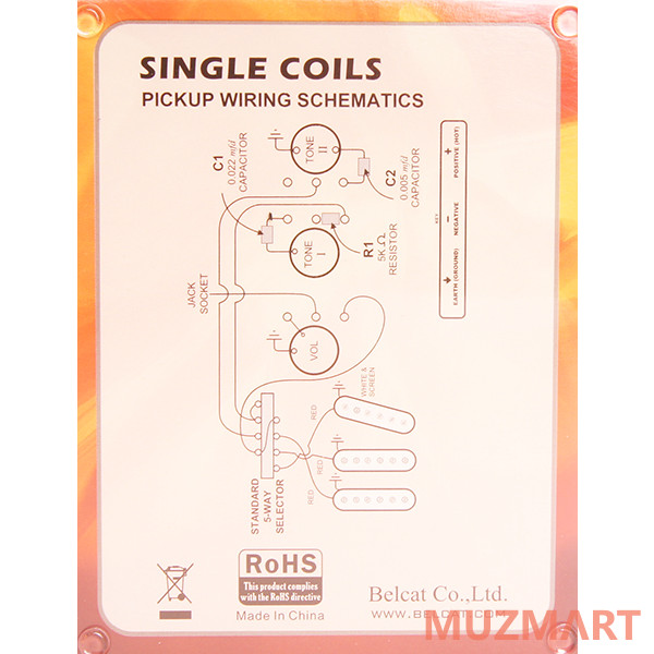 Belcat BS-02AMiddle-IVY Звукосниматель магнитный
