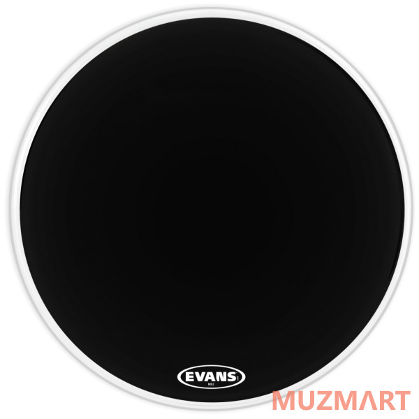 Evans BD26MX2B MX2 Black Пластик для маршевого бас-барабана 26"