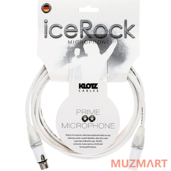 Klotz IRFM0100 Микрофонный кабель XLR(F)/ XLR(M), 1 м