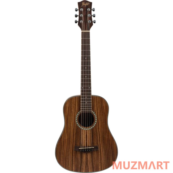 Flight TR-1000 TEAK Тревел гитара