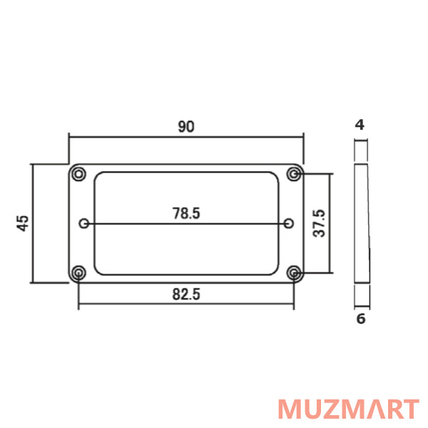 Hosco MR-FB Рамка звукоснимателя