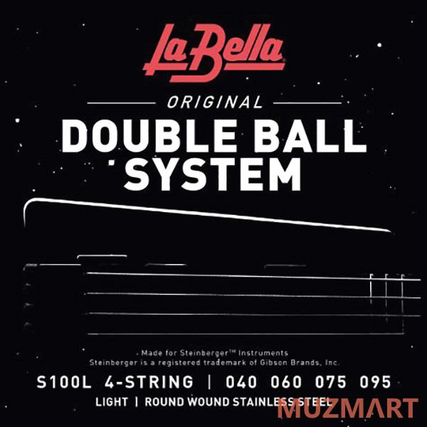 La Bella S100L Double Ball Комплект струн для бас-гитары
