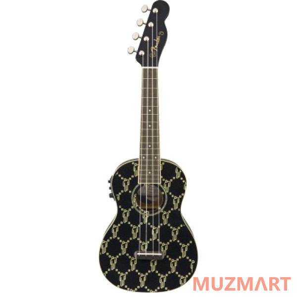Fender BILLIE EILISH UKE BLK WN Укулеле