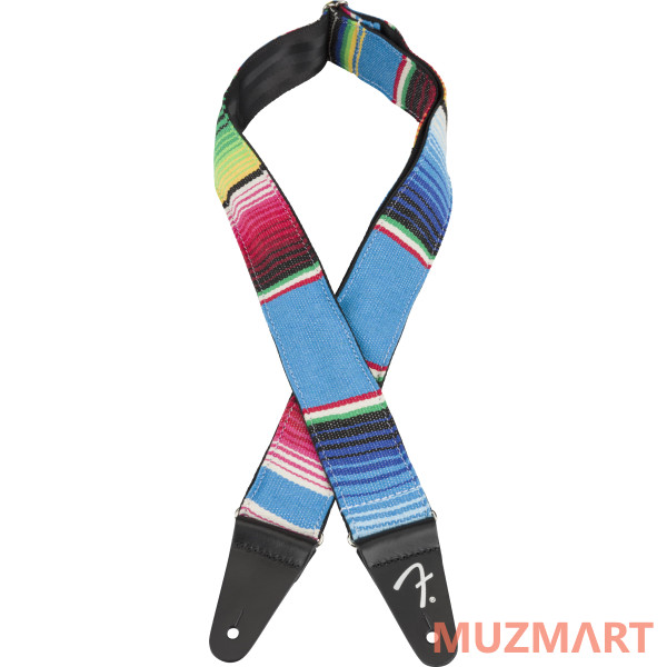 Fender 2 Serape Strap Blue Multi Гитарный ремень