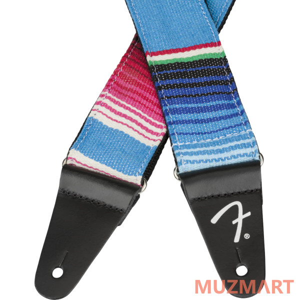 Fender 2 Serape Strap Blue Multi Гитарный ремень