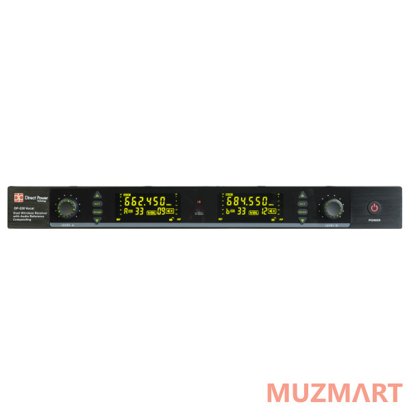 Direct Power Technology DP-220 VOCAL Двухканальная вокальная радиосистема