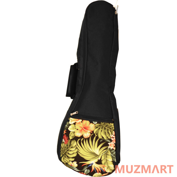 KALA UB-FL KALA SOPRANO PADDED UKULELE BAG, FLORAL PATTERN Чехол для укулеле сопрано