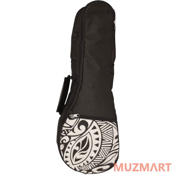 KALA UB-CR-C KALA CONCERT PADDED UKULELE BAG, CREAM PATTERN Чехол для укулеле концерт
